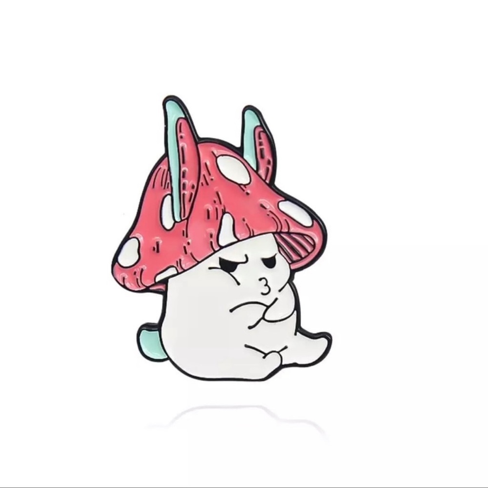 NEW cute mushroom fun brooch - Picture 1 of 1